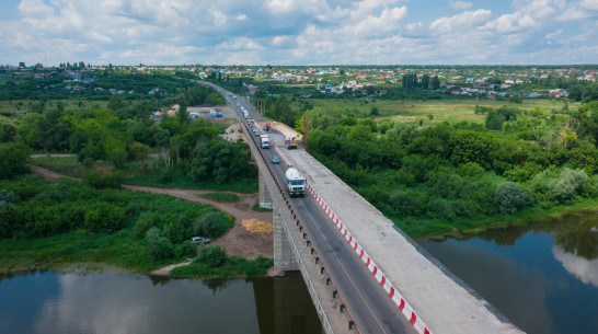 Капремонт моста через Дон в Семилукском районе завершат в апреле 2022-го