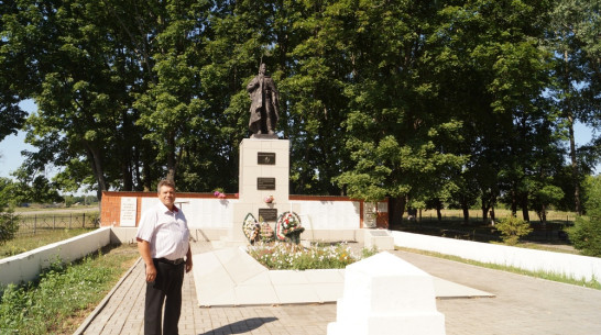 Новый памятник советскому солдату установили в хохольском селе Семидесятное