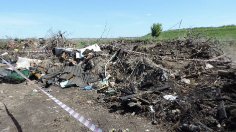Свалка отходов с кладбищ в Воронежской области нанесла ущерб на 10,6 млн рублей