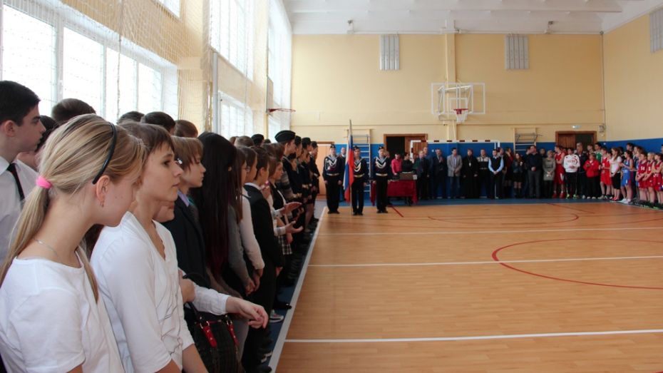 В новоусманской школе №3 после ремонта открылись два спортзала