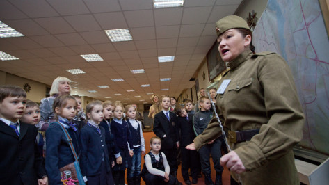 В музее «Арсенал» воронежским школьникам предлагают почувствовать себя солдатами Великой Отечественной
