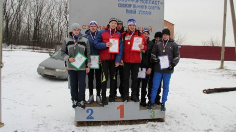 Новоусманские школьники быстрее других бегают на лыжах
