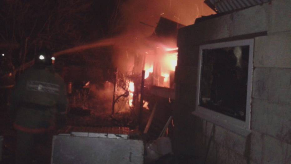 В Воронежской области при пожаре погиб пенсионер из группы риска