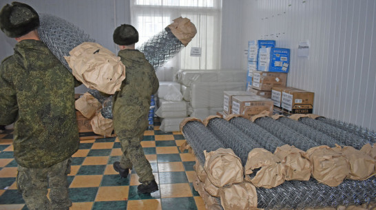 Лискинцы передали пехотинцам гуманитарный груз на 1,3 млн рублей