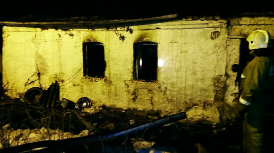 Под Воронежем двух детей и трех взрослых из горящего дома спасли соседи