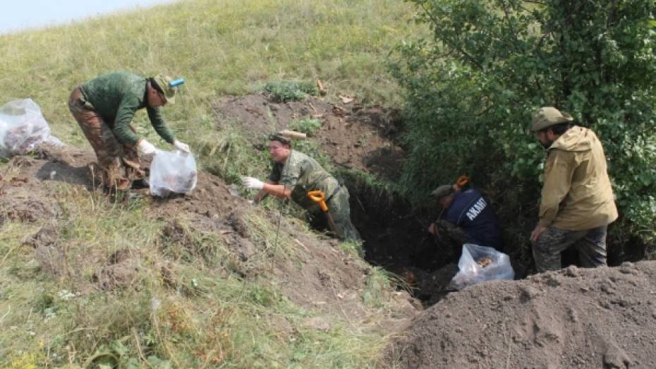 В воронежском «Дивногорье» эксгумировали останки 17 рабочих трудовых батальонов