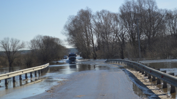 Под Воронежем частично затопило мост на автодороге Рамонь – Ступино