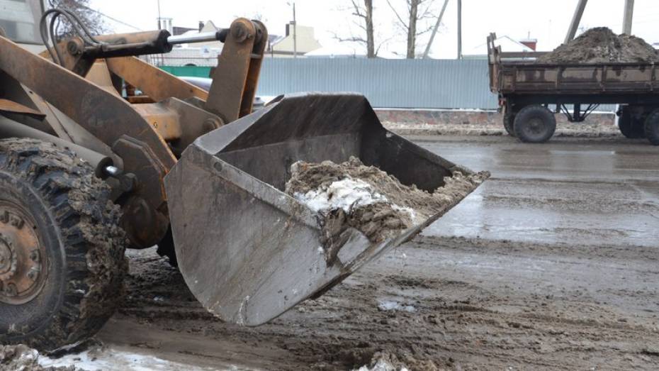 Коммунальщики вывезли 290 кубометров снега после обильного снегопада в Воронеже