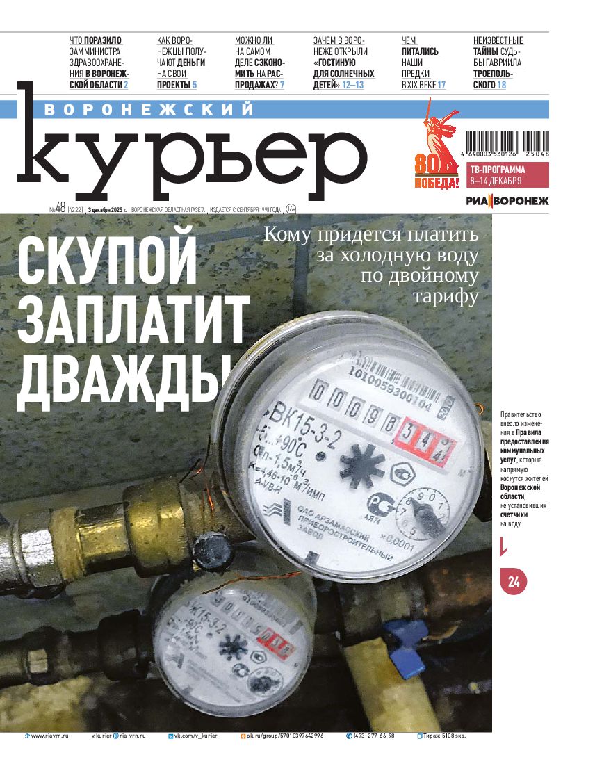Подпишитесь на Воронежский Курьер