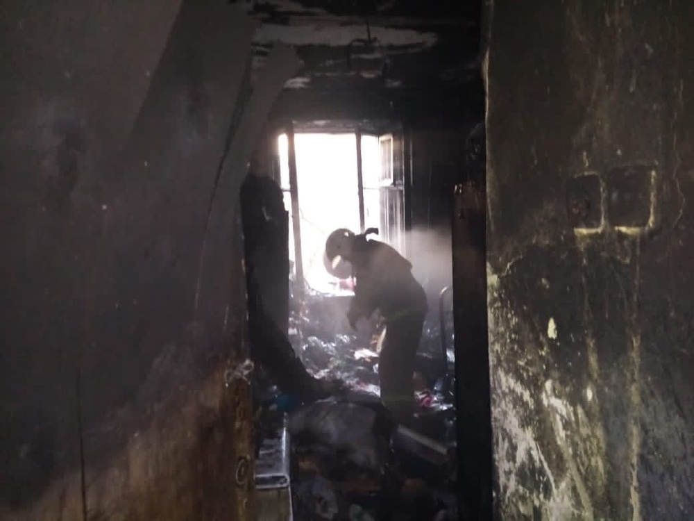 пожар приют для животных мусор Воронеж МЧС пожарные спасатели
