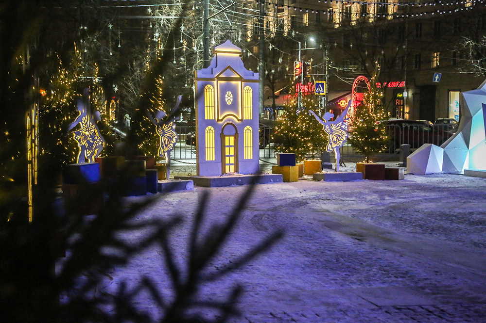 Площадь Ленина в Воронеже в 2020 году