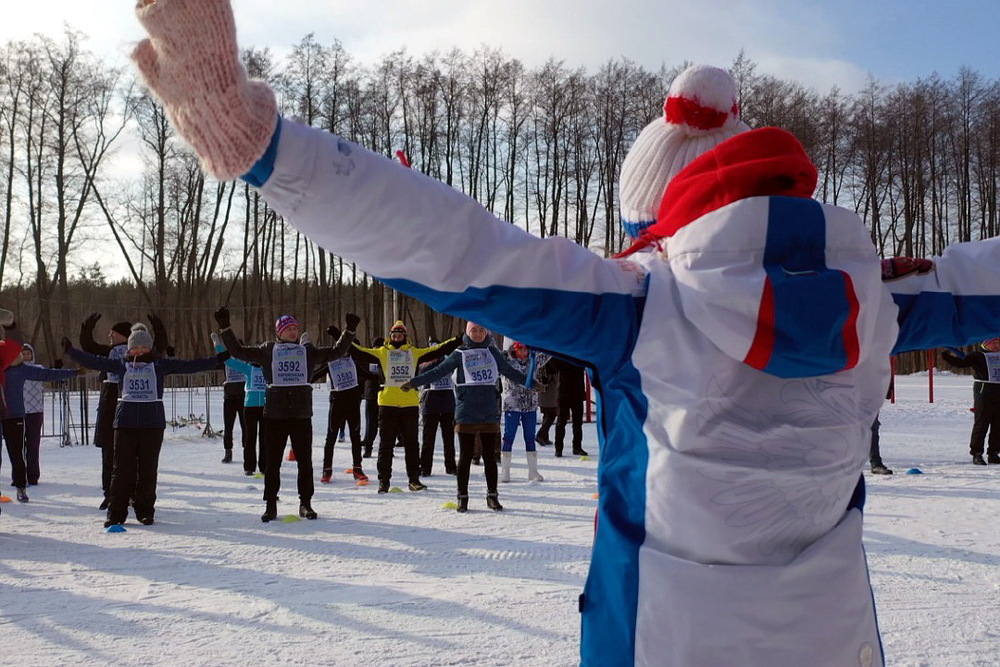 Спортивный зимний праздник под Воронежем