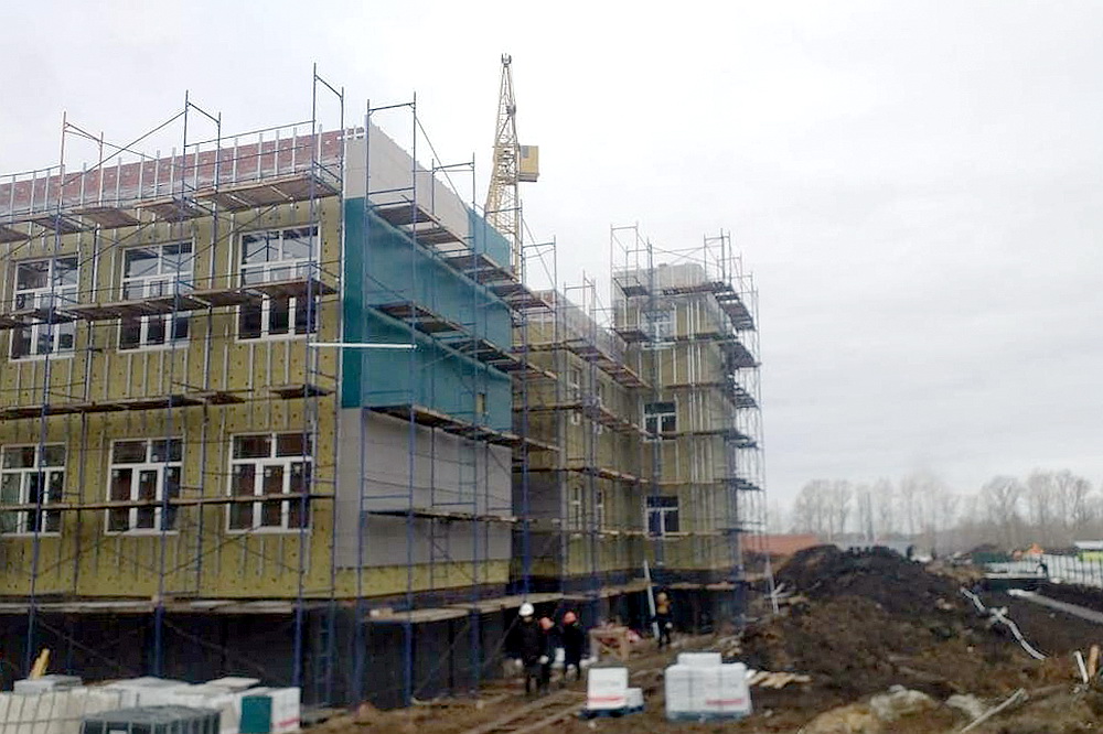 Новую школу строят в Борисоглебске Воронежской области