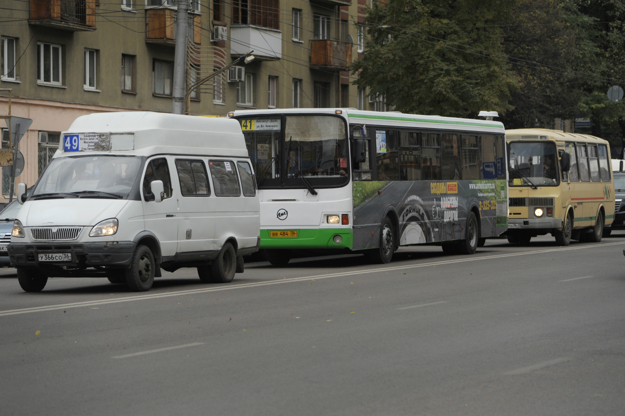 Воронежцам показали схему выделенных полос для автобусов на Плехановской