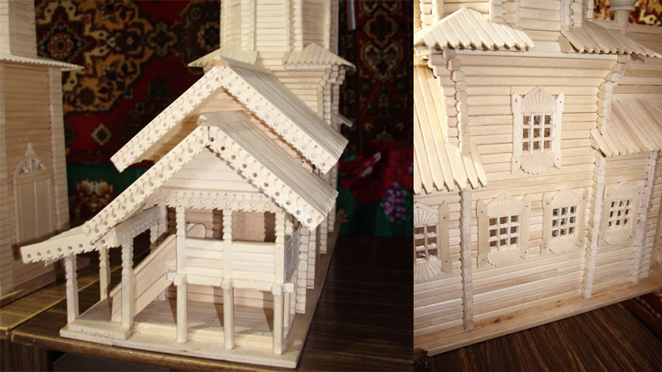 Крытые сени Покровского храма и окна с обналичкой