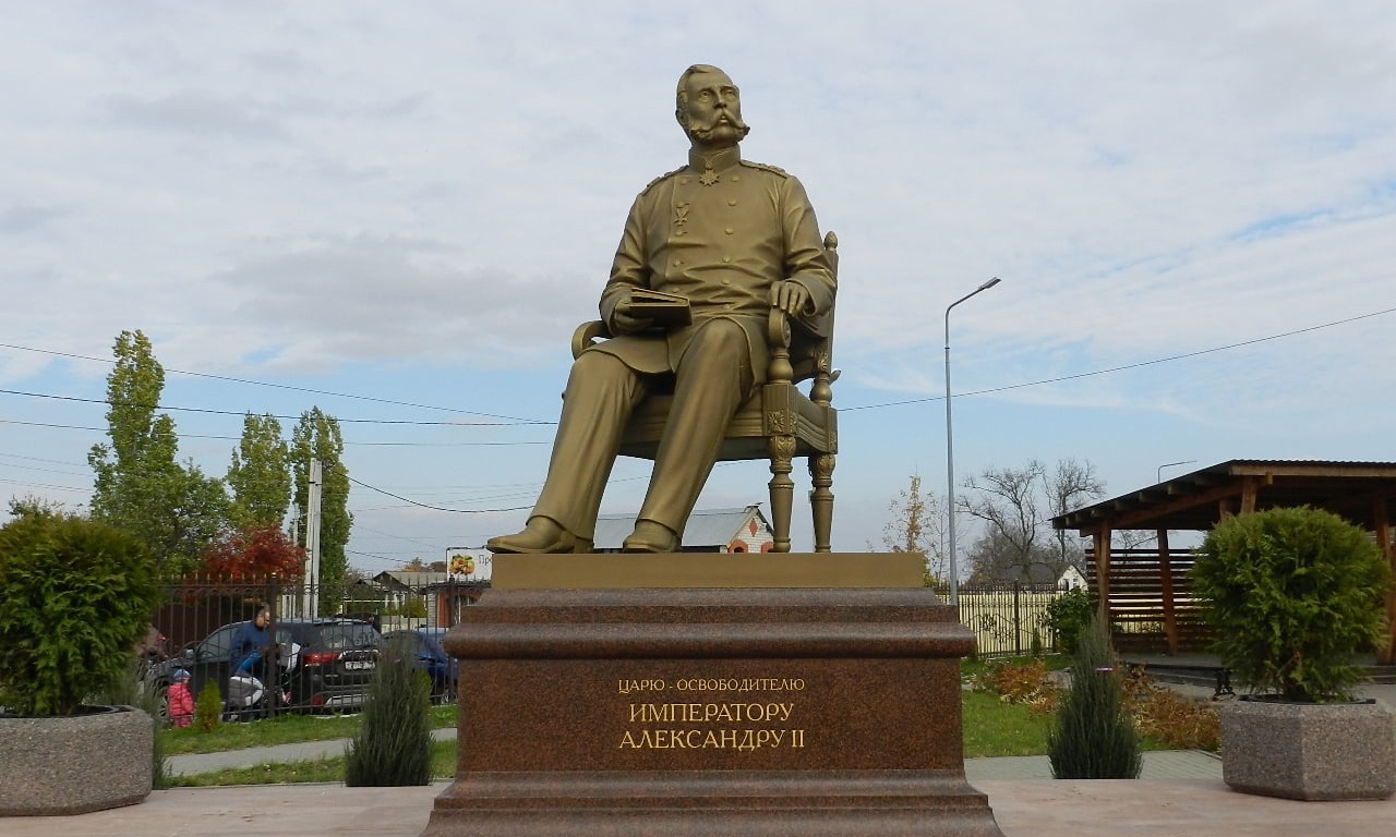 Под Воронежем появился памятник императору Александру II