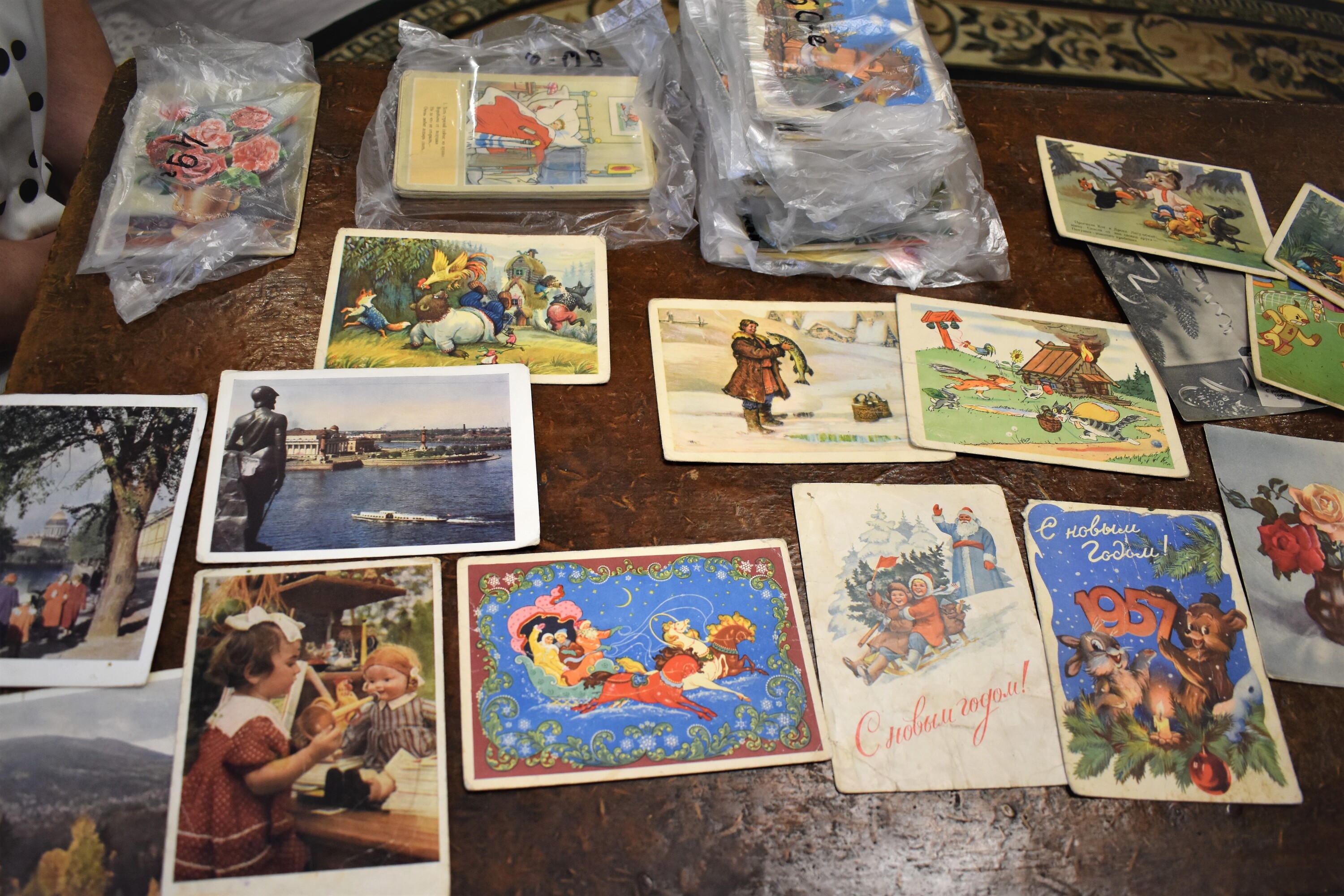 Популярные открытки 1950-х годов