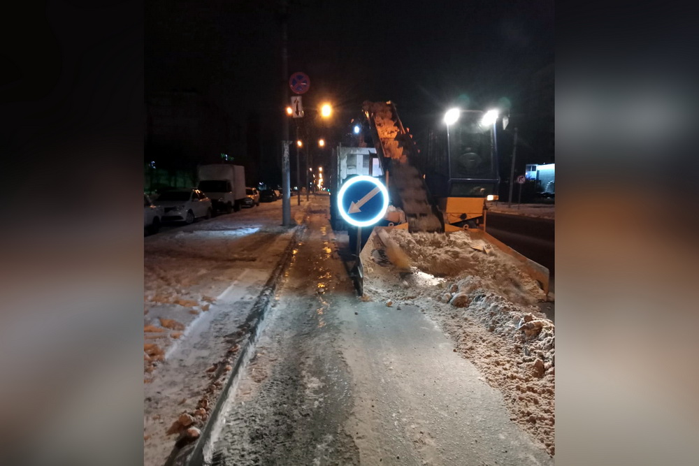 Уборка снега в Воронеже