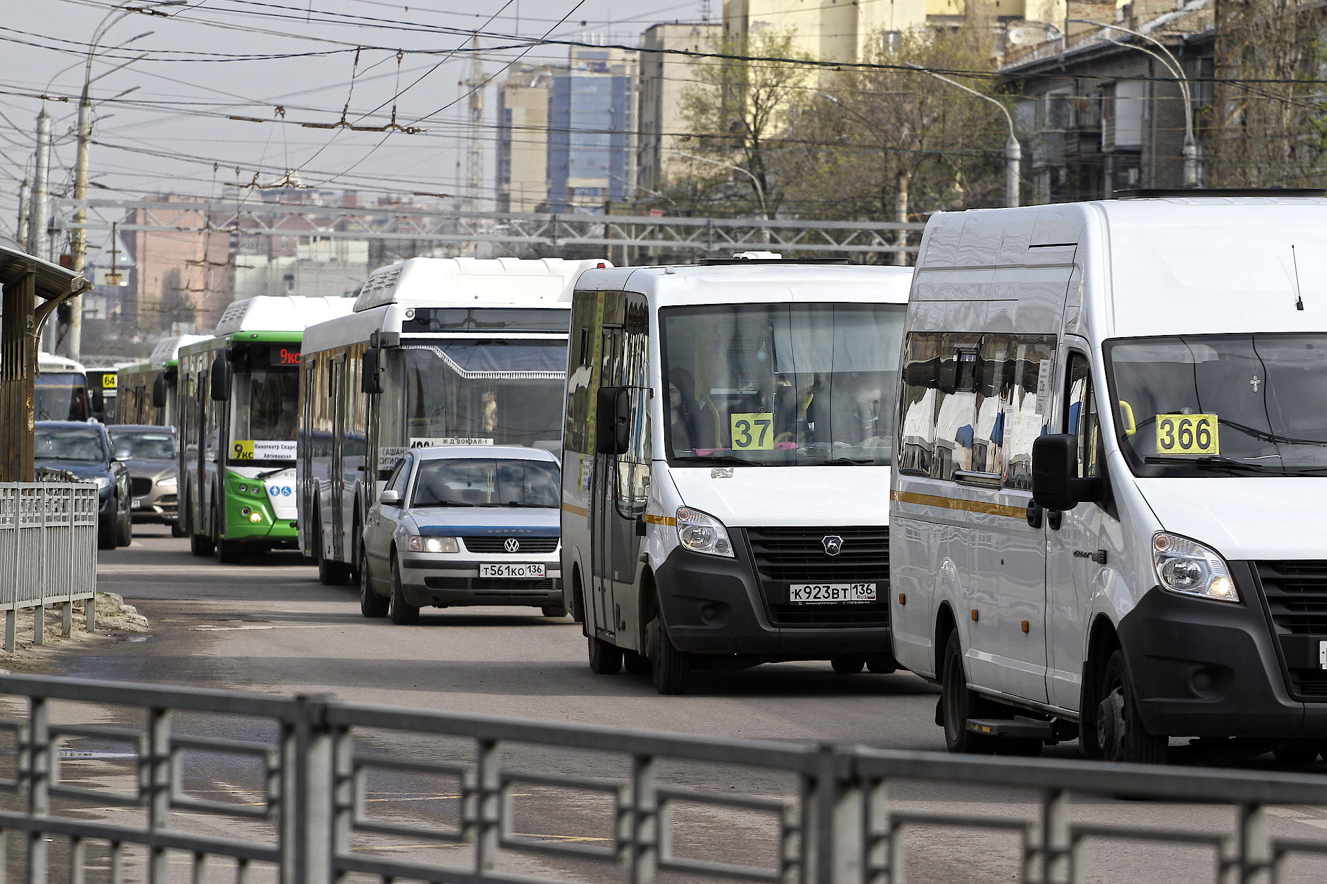 В Воронеже в тестовом режиме поменяли автобусный маршрут №37