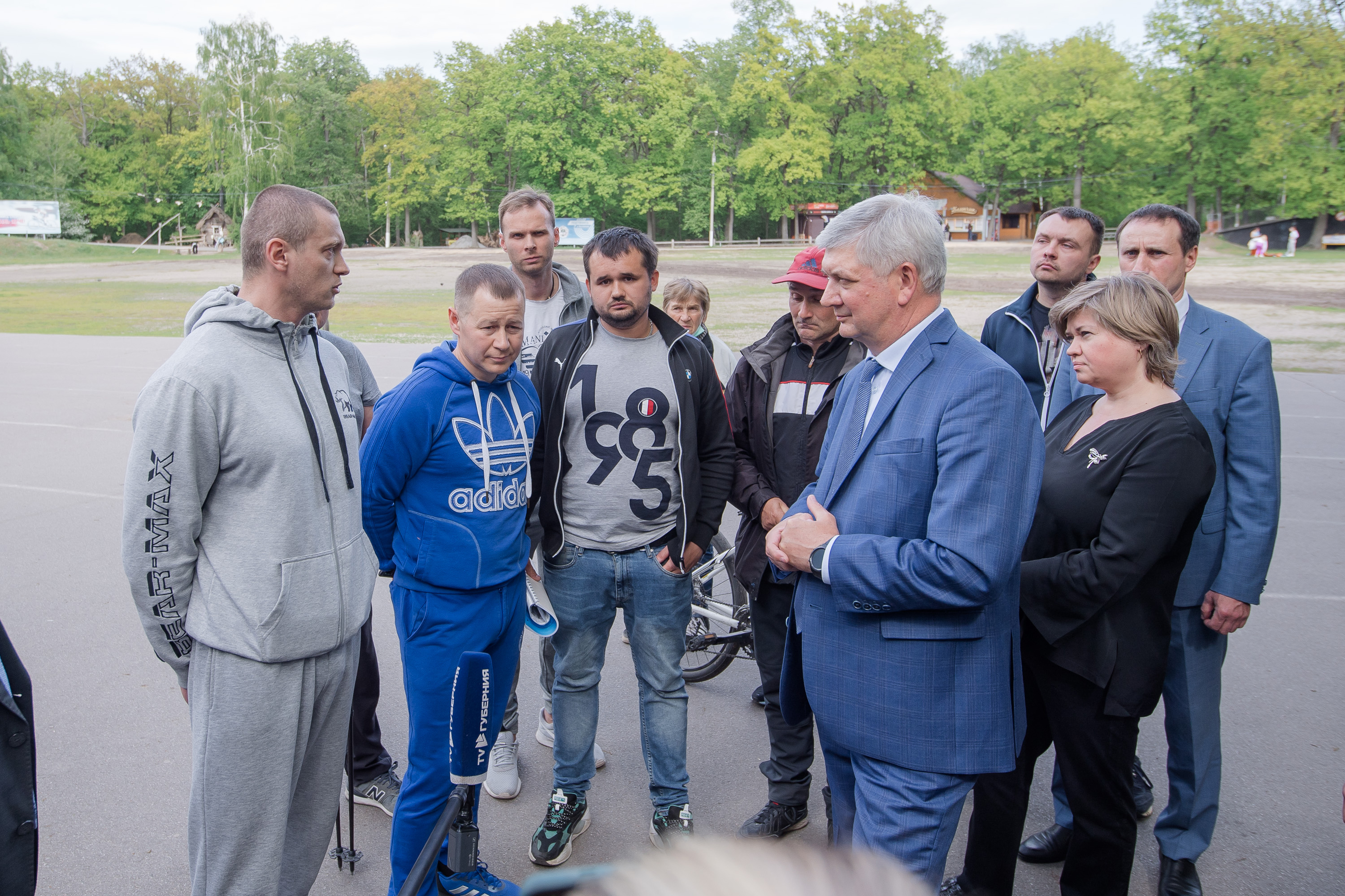 Воронежский губернатор посетил «Олимпик»