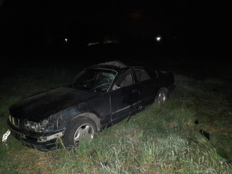 Молодая компания на BMW вылетела в кювет под Воронежем: 19-летний водитель был пьян
