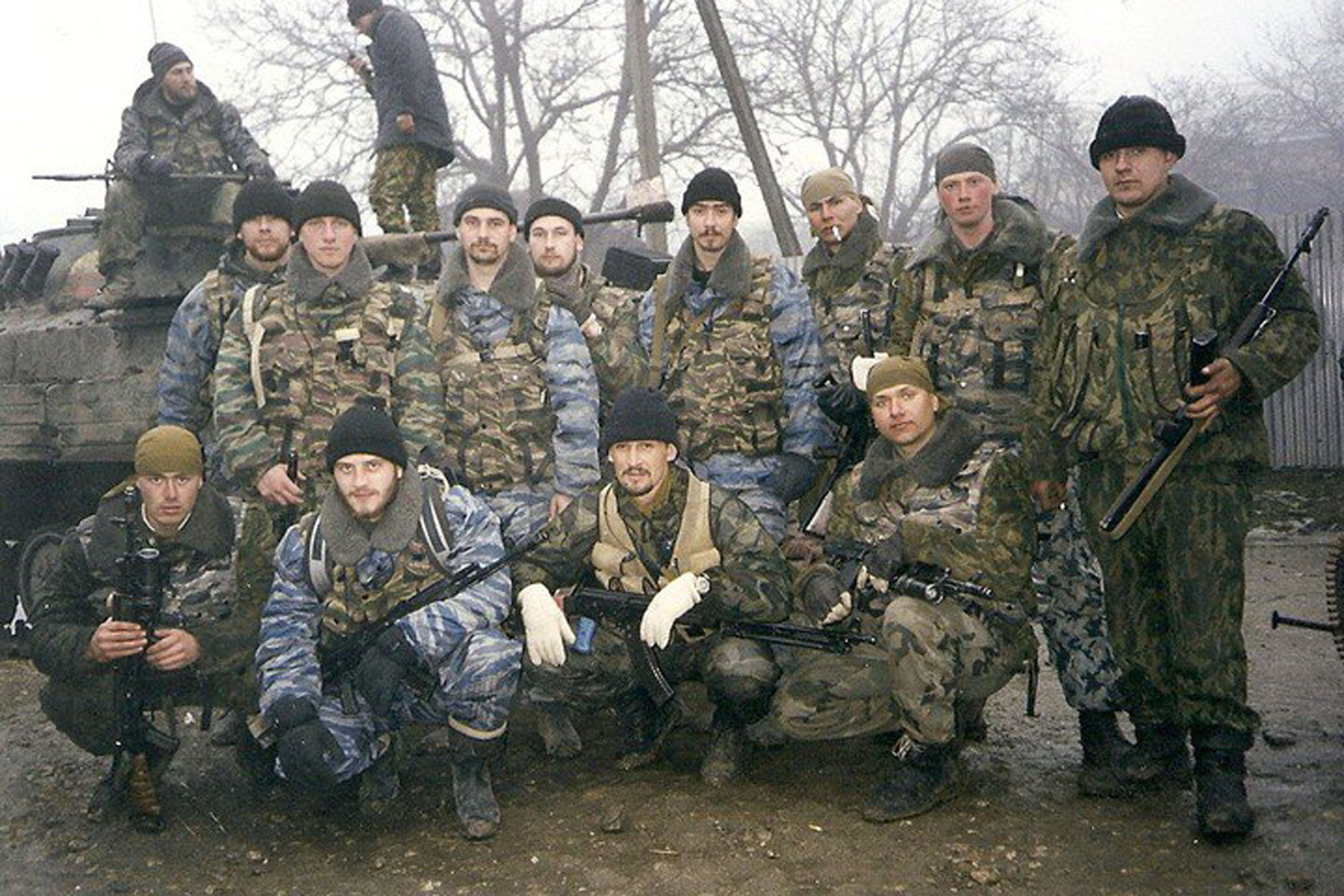 СОБР В Чечне 2000