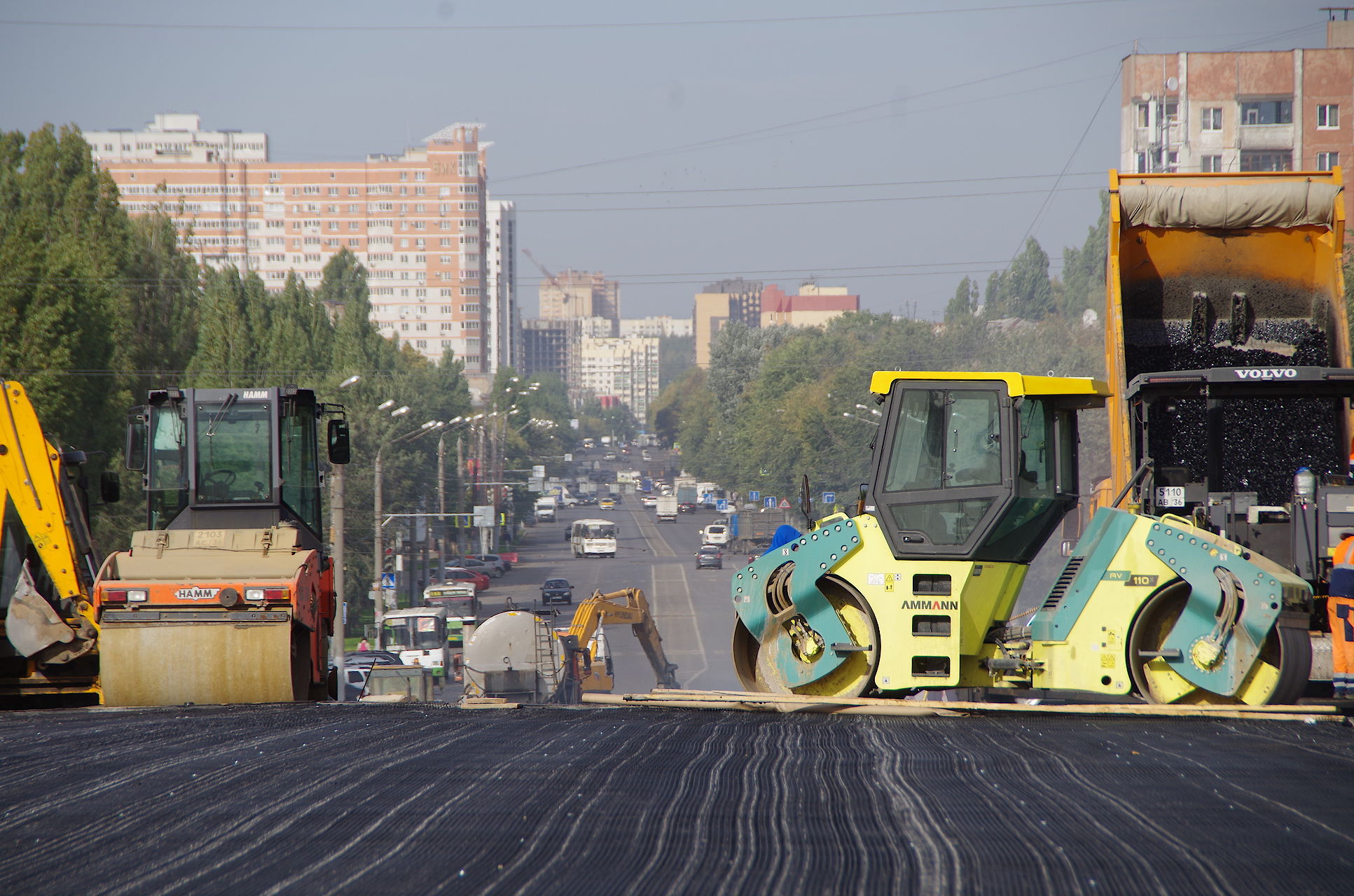 В Воронежской области с 2018 года построили и отремонтировали 5,5 тыс км  дорог