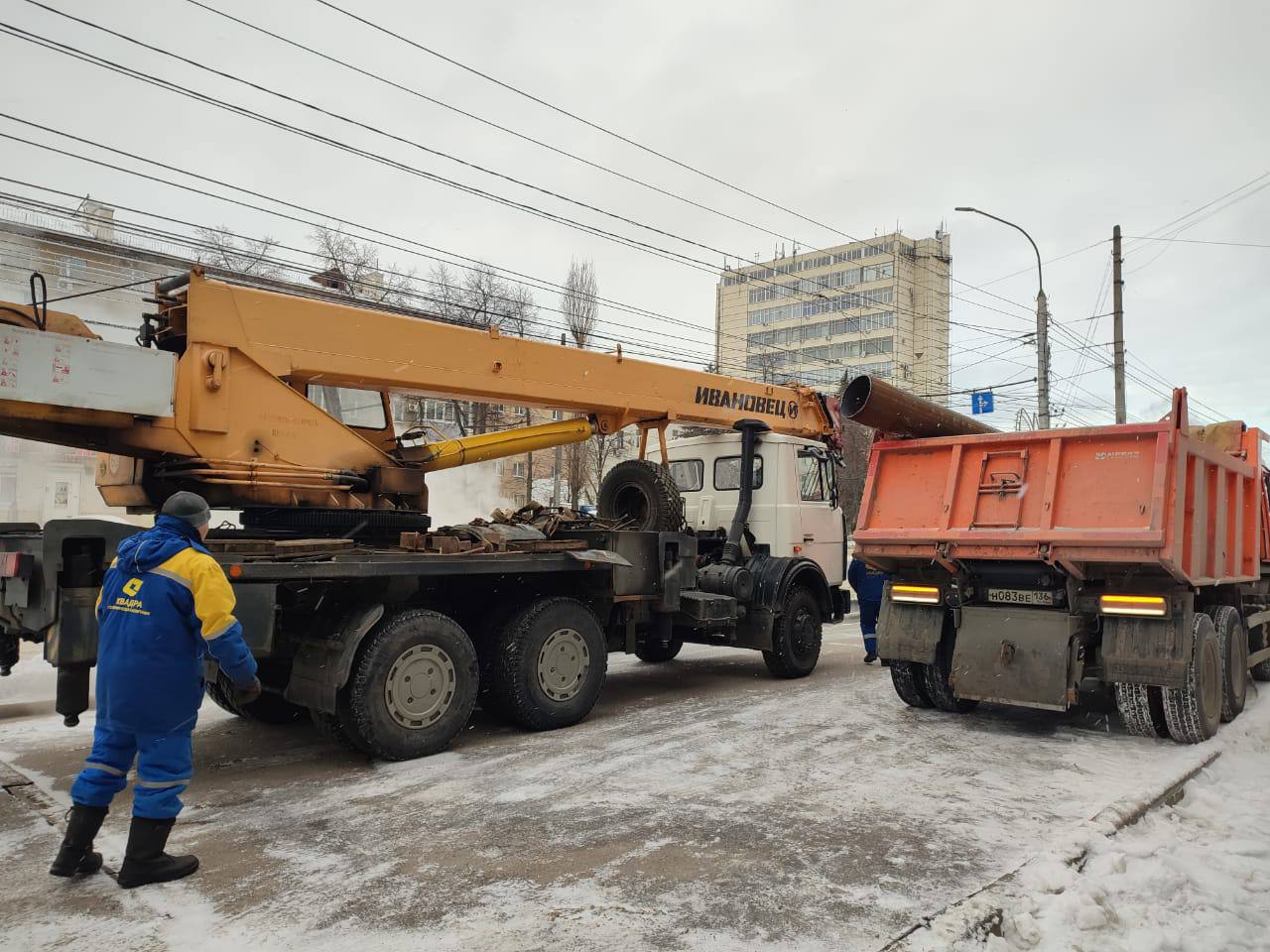 Жители 103 домов в Ленинском районе Воронежа остались без отопления в  17-градусный мороз