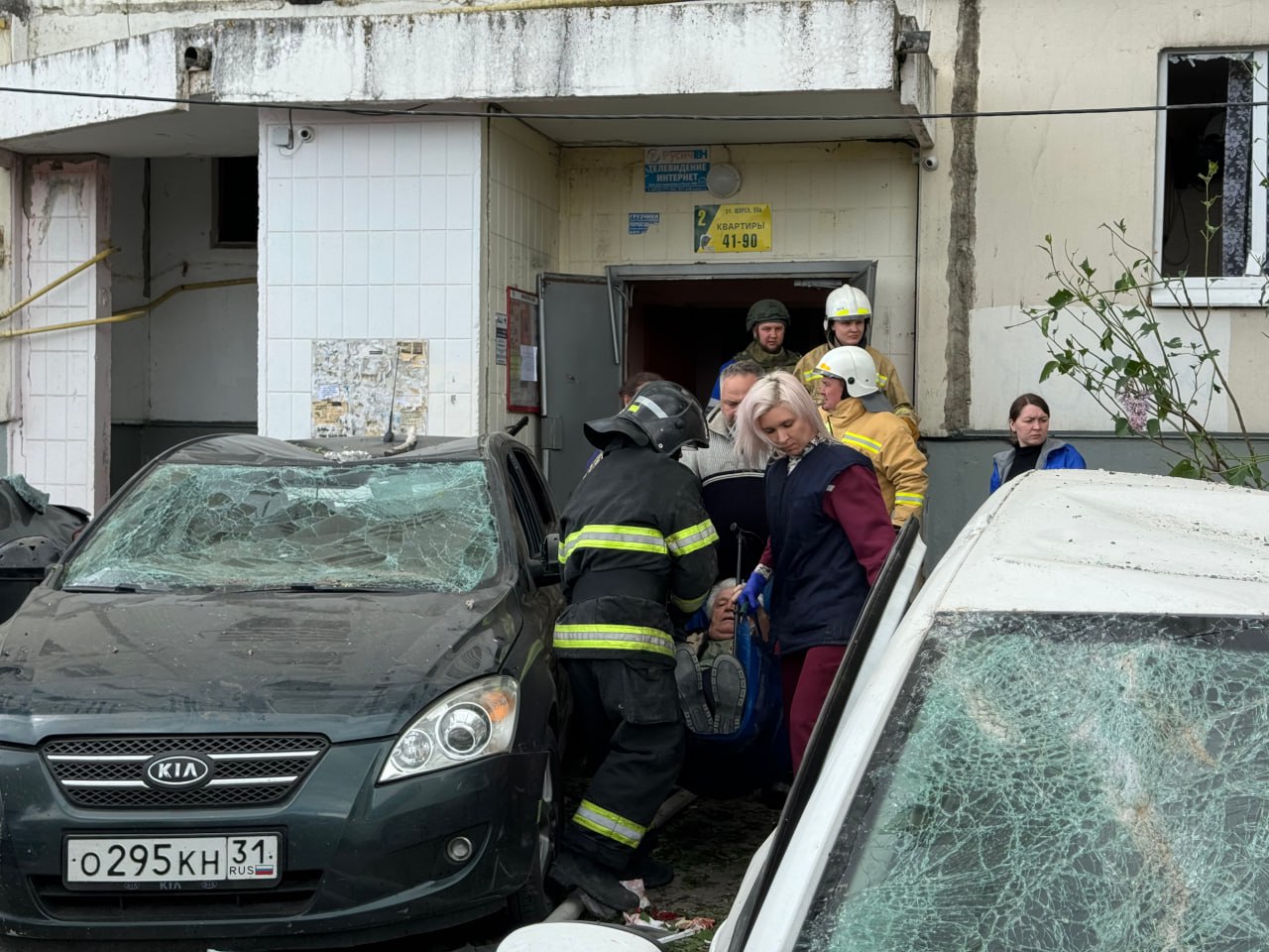 Девятнадцать человек пострадали во время атаки в Белгороде 12 мая