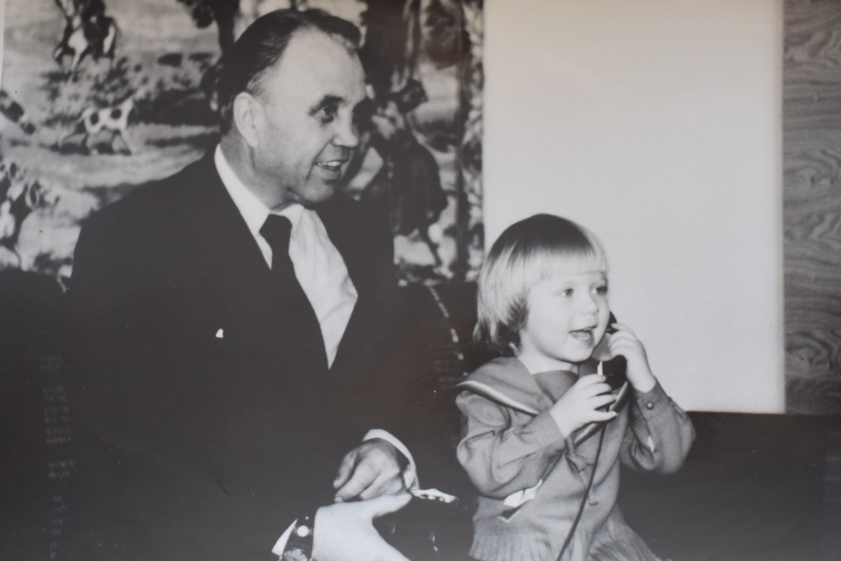 Иван Гейко с внучкой Светланой