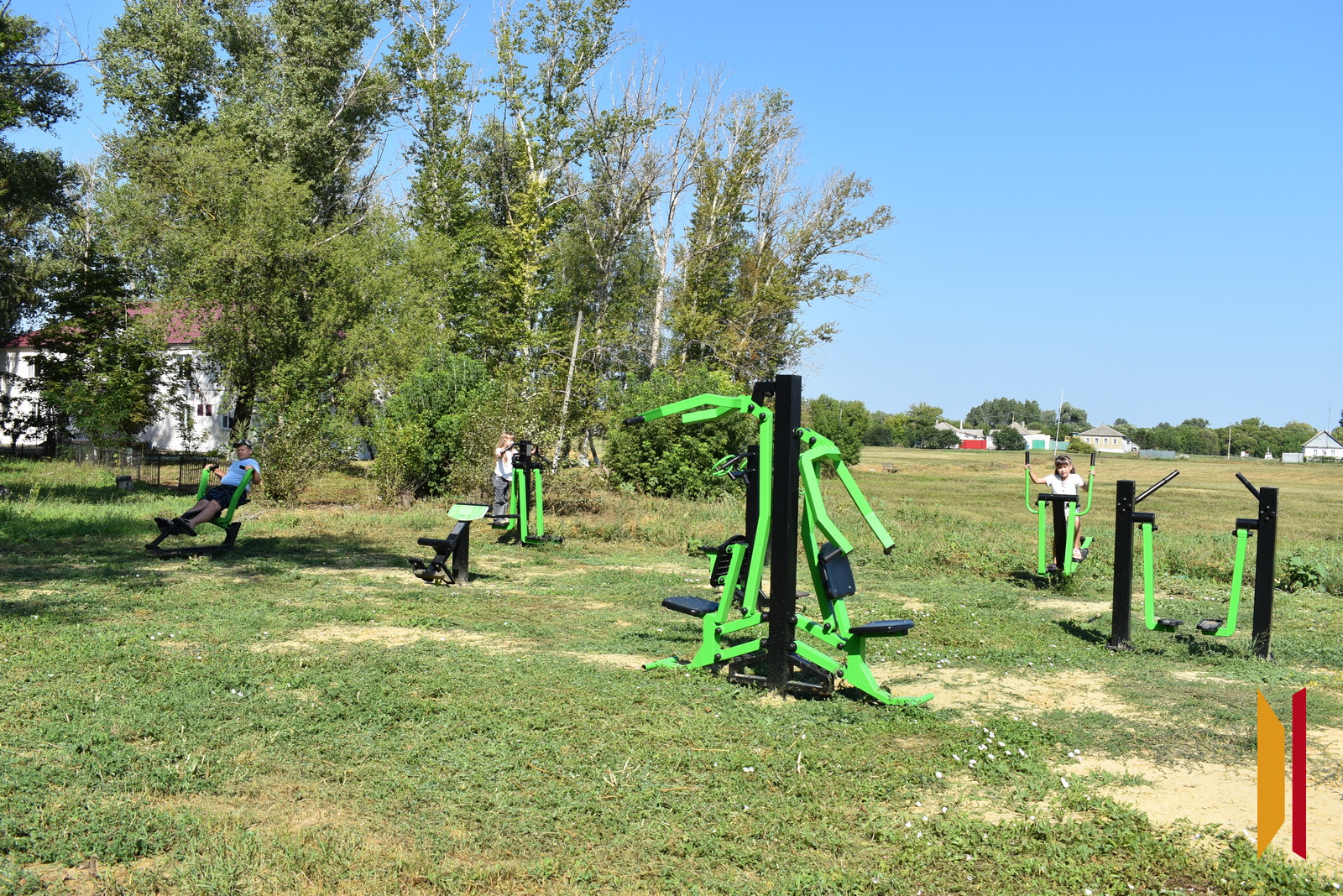 Спортивная площадка с тренажерами — проект ТОС «Мечта» 2024 года