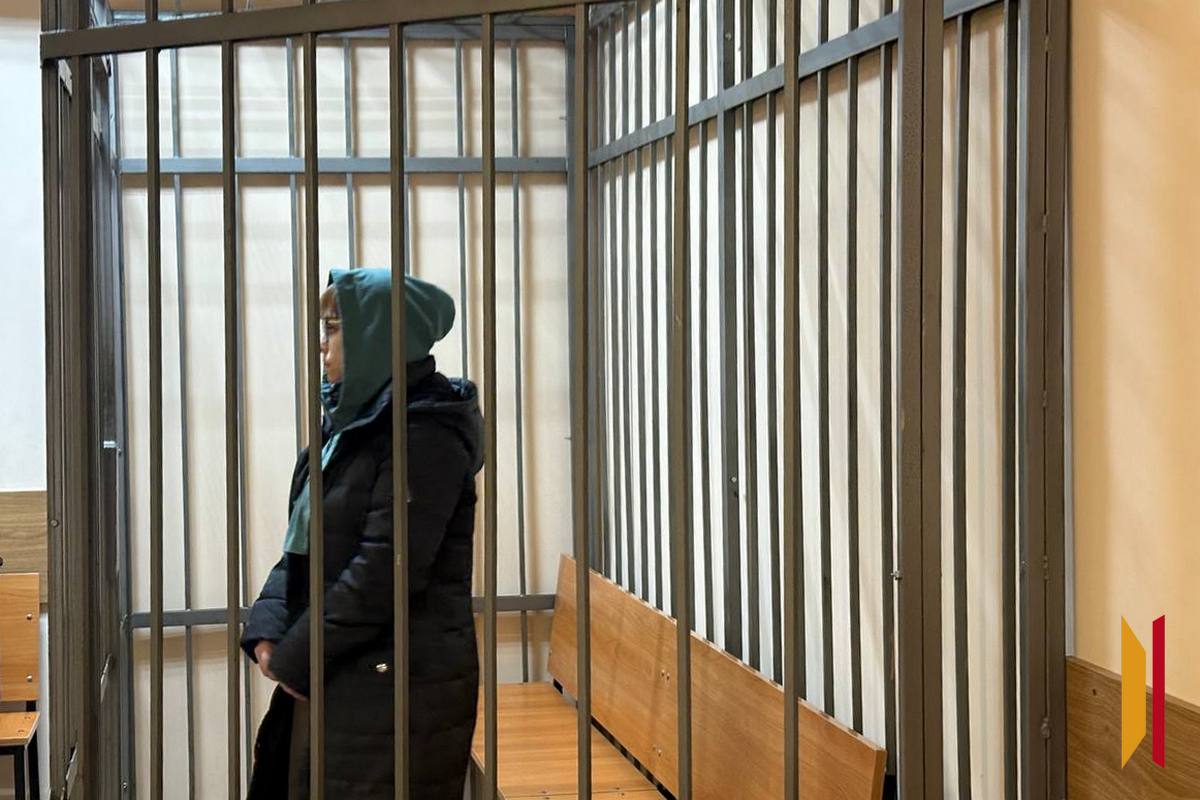 Евгения Обухова на заседании по продлению ей меры пресечения. Фото – Константин Могилин (из архива)