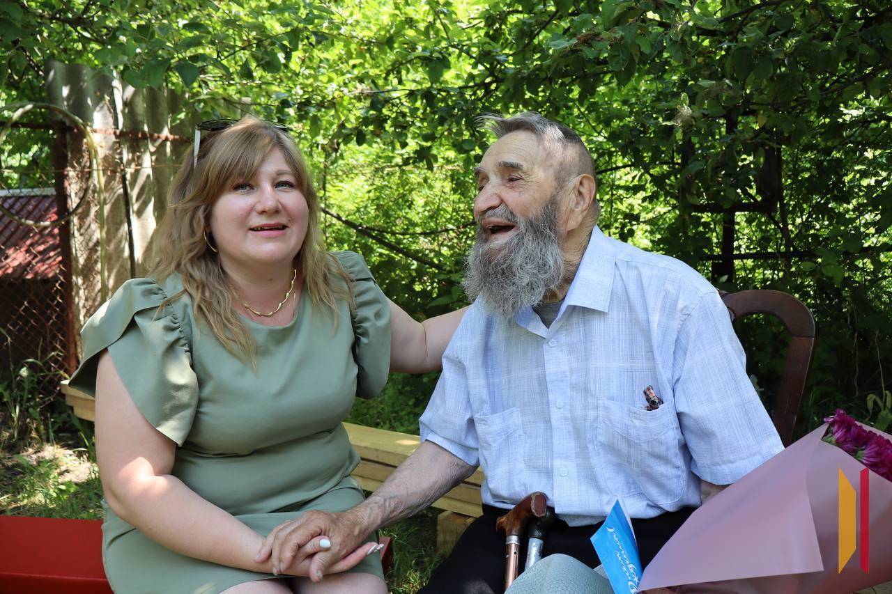 В Латном живет участник Великой Отечественной войны Владимир Михин, которому исполнилось 100 лет