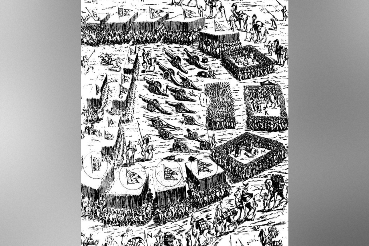 «Боевой порядок турецкой армии», гравюра XVI века