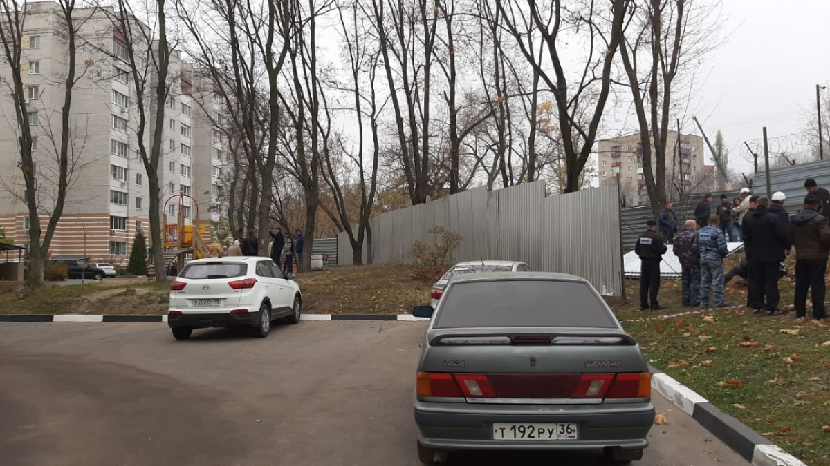 Чуть не до драки. Воронежцы восстали против сдвига детской площадки в Березовой  роще