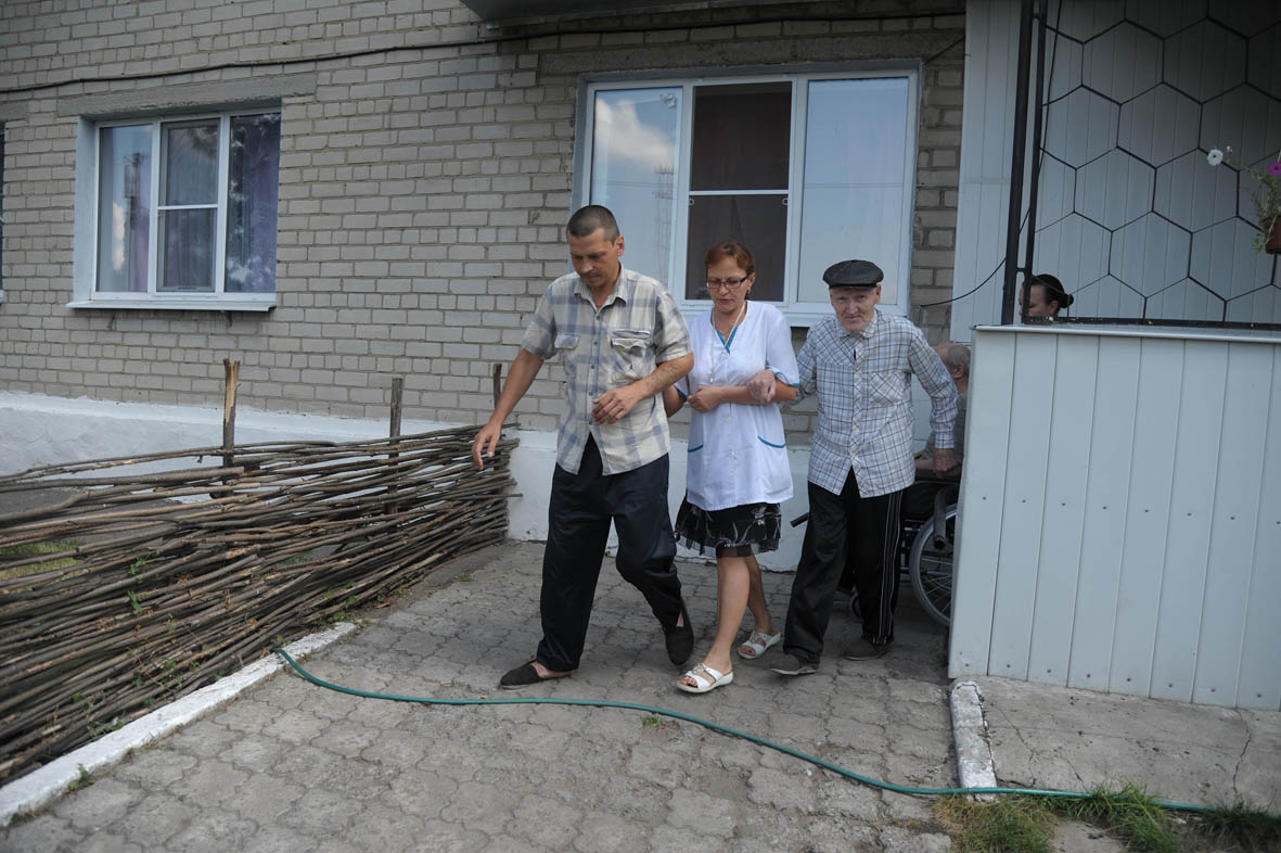 Спасатели потушили условный пожар в рамонском доме-интернате