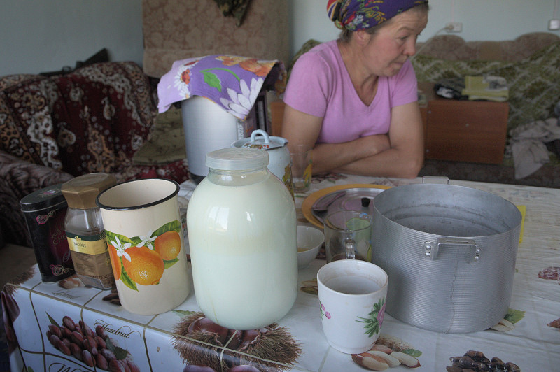 Воронежский поселок кухня молоко