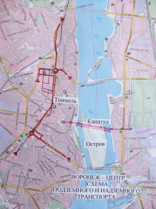 Воронеж южный на карте
