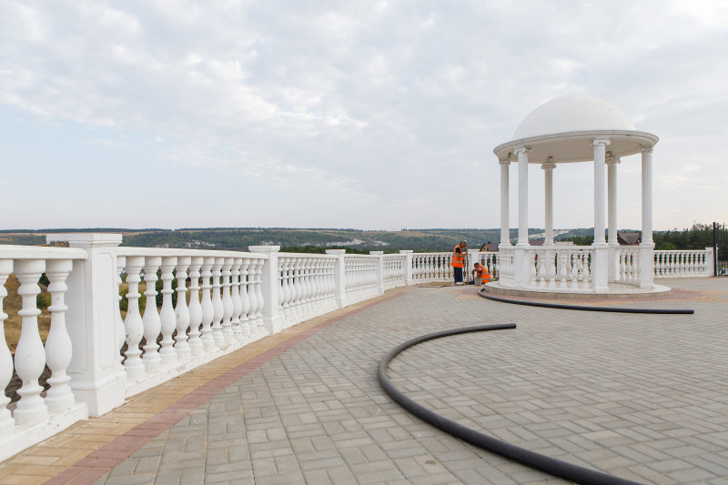 сквер в Воронежской области парк реконструкция