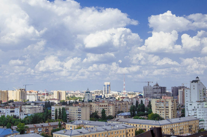 Воронеж пейзаж вид города 